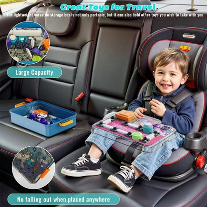 Science Kits for Kids Age 5-7 8-12, STEM Educational Learning Toys with 58 Circuit Parts, Over 520 Projects, Travel Sensory Table Fidget Toy for Boys Girls Birthday Gifts Ages 3 4 5 6 7 8 9 10 11 12