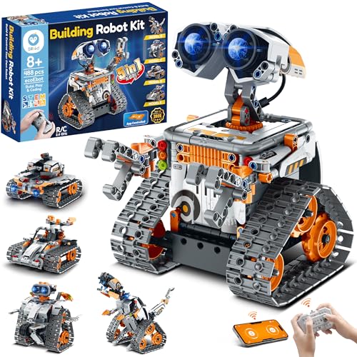 Sillbird Robot Building Kit with Remote Control STEM Gifts for Boys 8-13 - color: 3-orange