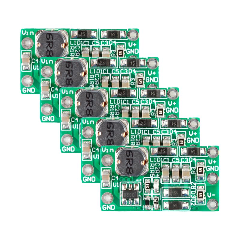 5Pcs DC-DC Boost Module, Single Supply to Positive Negative Dual ±9V Power
