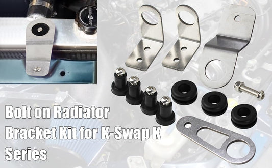 Bolt on Radiator Bracket Kit Compatible with Honda Civic EG/EK 1992-2000