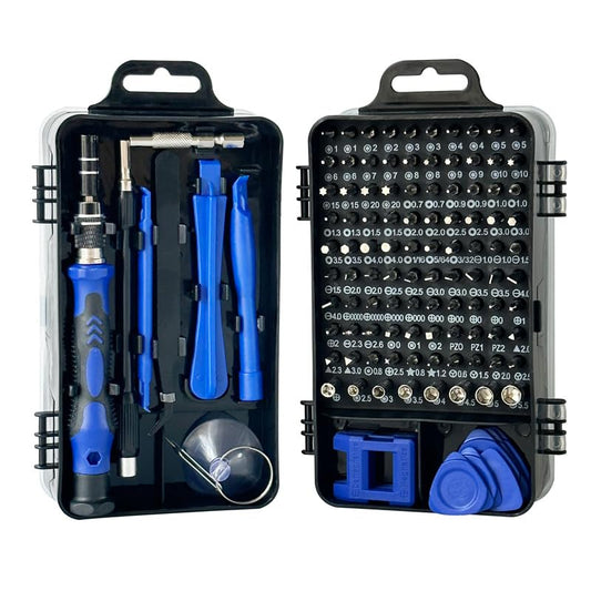 115 in 1 Precision Screwdriver Set, Mini Professional Magnetic Repair Tool Kit for Macbook, Phone, PC, Watch, Game Console & Electronic Repair, Ideal Gift for DIY Projects(Blue)