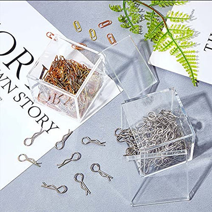 Blulu 8 Pcs Clear Acrylic Box with Lid, 2.2 x 2.2 x 2.2 Inch, Classic Style - size: 2.2 x 2.2 x 2.2 Inch, style: Classic style