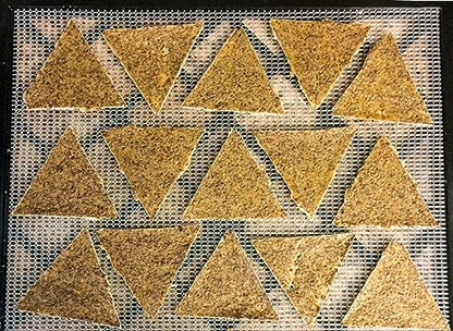3 Triangle Chip Silicone Sheet Mold Compatible With Cosori Dehydrator Bright Kitchen Re-Usable Non-Stick Mat - size: Triangle Chips 3 Sheets