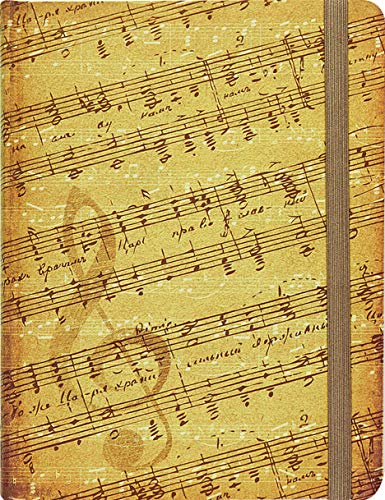 Music Journal (pages alternate between staves and lines)