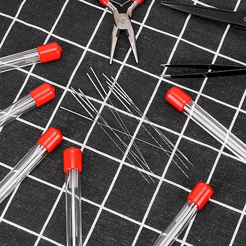 60 Pieces 3D Printer Nozzle Cleaning Kit,Stainless Steel Nozzle Cleaning Needles 3D Printer Tool Kit 3D Printer Nozzle Cleaner 3D Printer Accessories (Diameter 0.15/0.2/0.25/0.3/0.35/0.4mm)