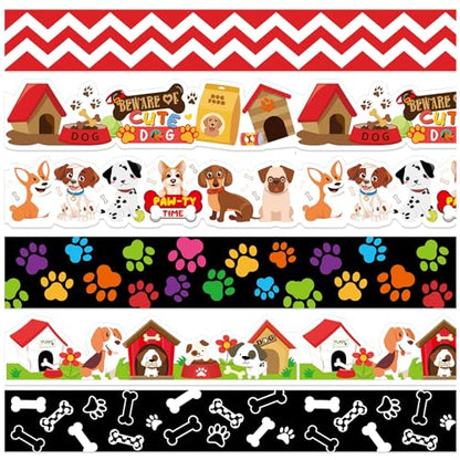Containlol 118ft Bulletin Board Border Classroom Border, PET Dog Style - style: PET Dog Style