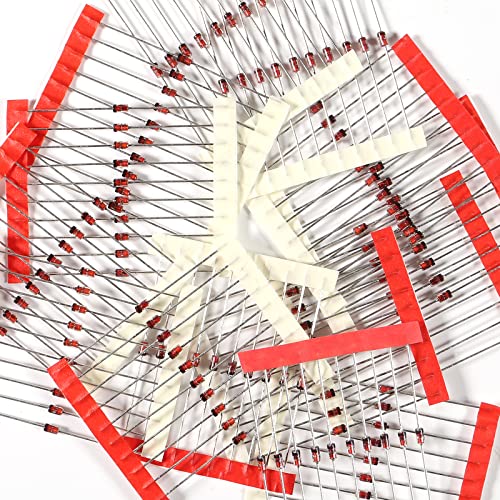 14 Value 140pcs 1W Zener Diodes Assortment Kit 3.3V 3.9V 4.7V 5.1V 6.2V 6.8V 8.2V 10V 12V 15V 16V 18V 20V 24V - style: 140pcs
