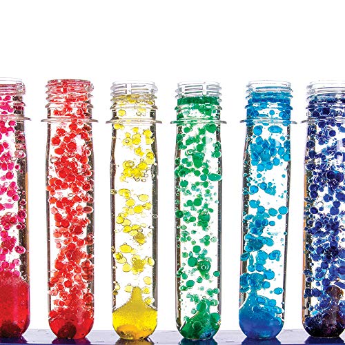 Steve Spangler Science Large Plastic Test Tubes with Caps, 15-Pack - size: Pack of 15
