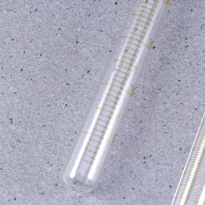 Graduated Glass Test Tubes with Screw Caps 4 Sizes 10ml 15ml 20ml 30ml Sample Storage Tube Set for Liquid Measuring Use 6.10 in