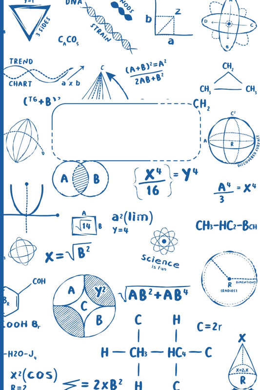 Science Notebook | 200 Blank Lined Pages for School, Lab Notes, Experiments & STEM Classes